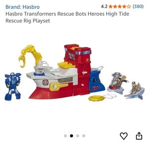 Hasbro Transformers Rescue Bots High Tide Playset - Red, Blue, Yellow